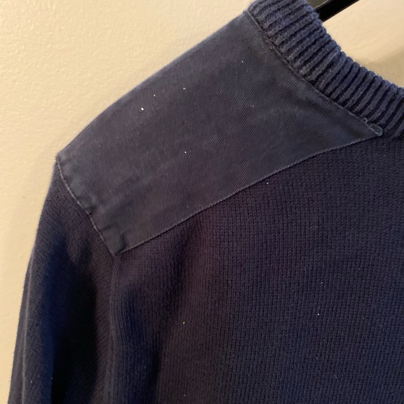 EUC Nautica Knit Sweater Navy Blue Men’s Large - Picture 5 of 6